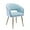 Baby Blue, variant on Wubio Modern Velvet Desk Chair Accent Armchair Upholstered Tufted Chairs Dining Chairs, Tufted Vanity Chairs Side Chairs with Gold Metal Legs for Dining Room Living Room Restaurant, 1 PC & Black