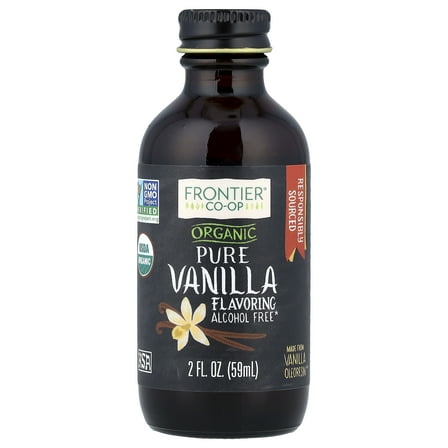 Frontier Natural Products Organic Vanilla Flavoring 2 oz Liquid