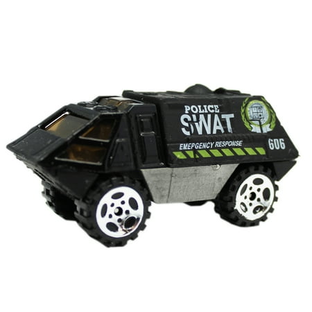 Die-Cast Police SWAT Armored Model Vehicle Toy