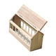 thumbnail image 1 of Comedero de madera para palomas, plato para aves de corral, diseño de casa de madera para jardín, dispensador de alimentos para aves de corral,, 1 of 9