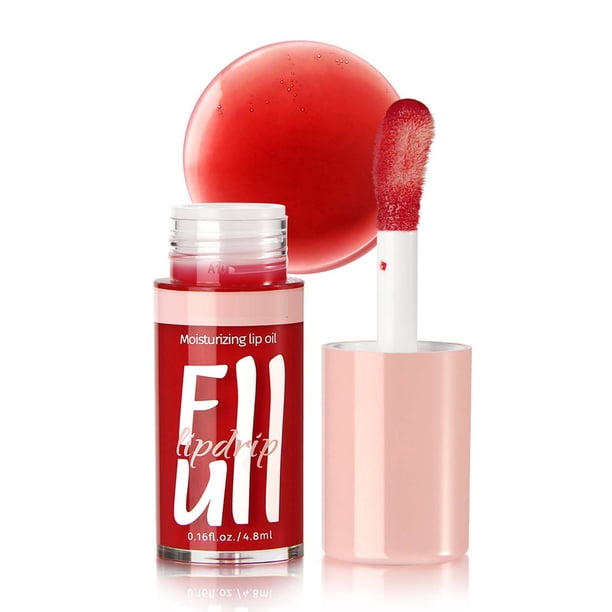 Moisturizing Lip Oil Moisturizing Lip Gloss Oil Moisturizing Water Lip Glaze Transparent Lip Gloss 4.8ml