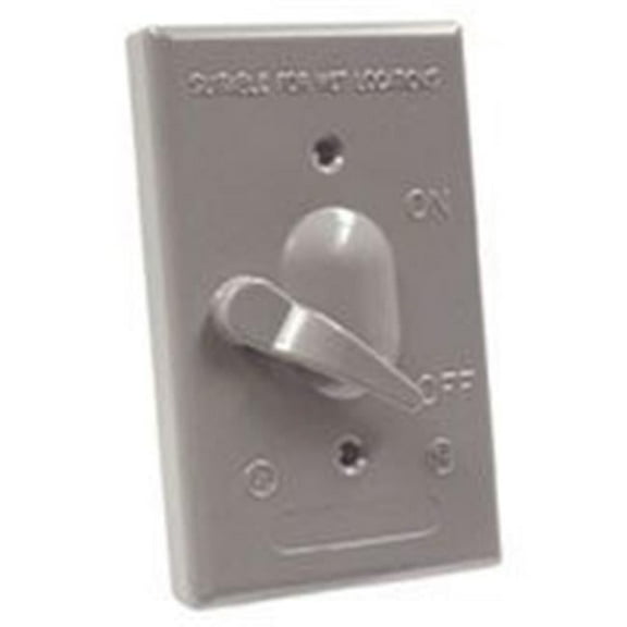 Weatherproof 5121-5 1 Gang Switch With Cover Vertical