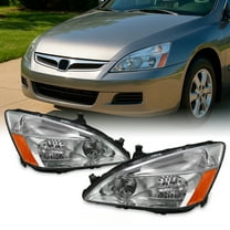 AKKON - For 2003-2007 Honda Accord Coupe/Sedan Model OE Replacement Headlights Driver/Passenger Head Lamps