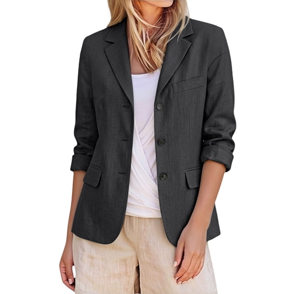 Women Blazer Long Sleeve Corporate Outfits Professional Outfits Dress Jackets Jackets for Women Business Casual Outfits Interview Outfits Fall Coat Suit Jackets