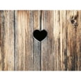 thumbnail image 3 of Ryan, Brooke T. 14x12 Black Modern Framed Museum Art Print Titled - Heart in Wood, 3 of 5