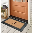 thumbnail image 7 of A1HC Natural Rubber & Coir 24x39 Monogrammed Doormat For Front Door, Anti-Shed Treated Durable Doormat for Outdoor Entrance, Heavy Duty, Low Profile, Easy to Clean, Long Lasting Front Porch Entry Rug, 7 of 7
