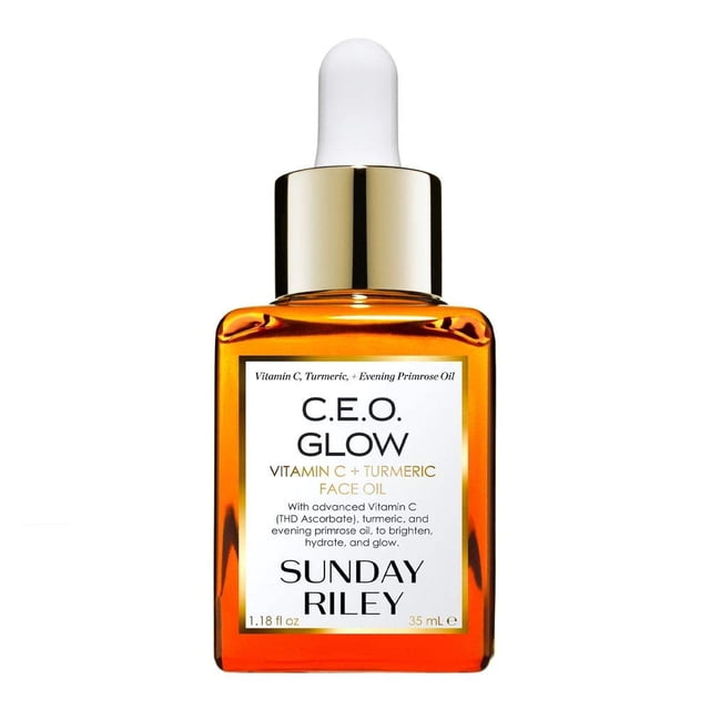 Aceite facial Sunday Riley C.E.O. Glow Vitamina C, cúrcuma, 35 ml