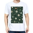 thumbnail image 3 of Solid ColorSnowflake Oversize T-shirts For Women Basic Plus Tees Baggy t Shirts, 3 of 5
