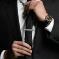 thumbnail image 4 of 3 Pcs Tie Clips for Men Tie Bar Clip Set for Regular Ties Necktie Wedding Business, 4 of 5