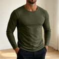 thumbnail image 6 of Mens Long Sleeve Shirts for Sports Gym Slim Fit Crew Neck Stretchy Quick Dry Base Layer Casual Workout T-Shirts, 6 of 8