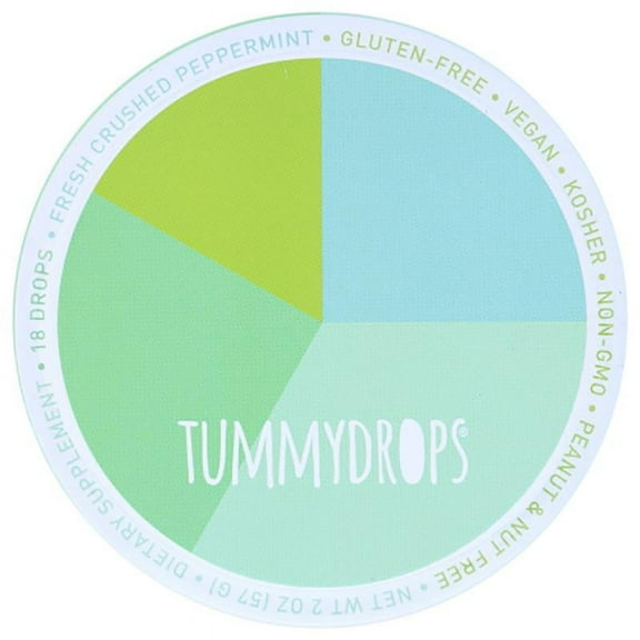 Tummydrops Crushed Peppermint, 18 Lozenges