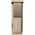 thumbnail image 2 of 6"W x 10"D x 18"H Crestline Rough Sawn Corbel w/Backplate, Douglas Fir, 2 of 9