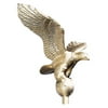 Eagle Flag Pole Mount in Gold Bronze