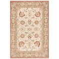 thumbnail image 4 of SAFAVIEH Anatolia Venice Traditional Wool Area Rug, Beige/Rust, 4' x 6', 4 of 7