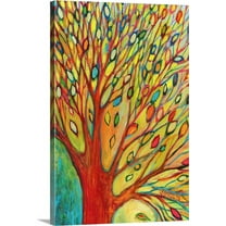 Great BIG Canvas | "Rainbow Tree In Autumn" Canvas Wall Art - 20x30
