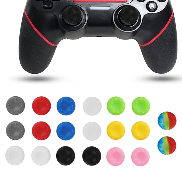 20 Pcs Controller, Joystick Antiskid 20PCS PS3 One 360 Accessories Color Random Case for PS3 One 360