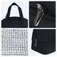 thumbnail image 4 of Unique Bargains Lunch Bag Insulated Bag Cute Tote Bag Black, 4 of 6