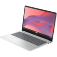 thumbnail image 2 of HP 15.6" HD Chromebook Laptop for Student and Business, Intel Processor N200, 8GB RAM 64GB eMMC, Intel UHD Graphics, Wi-Fi, Bluetooth, HDMI, Chrome Os, Silver, with 5ave Mousepad, 2 of 5