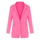 thumbnail image 4 of Blazer Odeerbi Chaquetas para mujer de cuero arrugado elástico Traje de dos piezas otoño invierno, 4 of 8