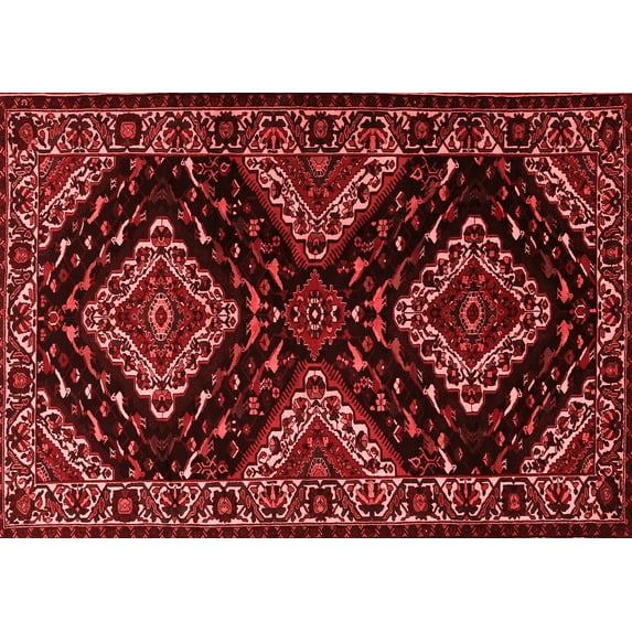 Ahgly Company Indoor Rectangle Persian Red Traditional Area Rugs, 3' x 5'