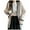 White, variant on Lightweight Sweaters for Women Cardigan Color Block Long Sleeve Fall Outfits Clothes,Black,L