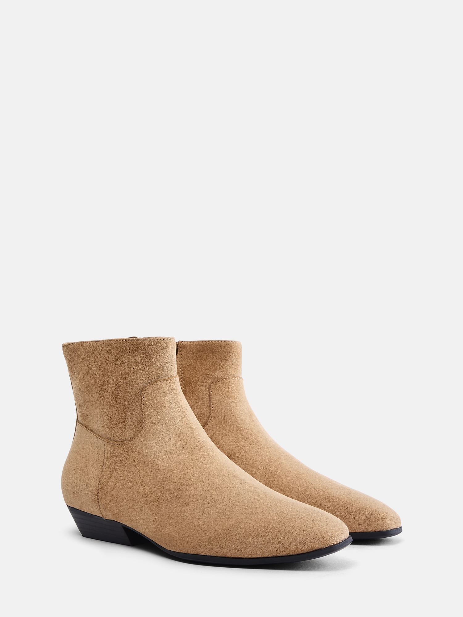 Scenario Women's Faux Leather Ankle Booties (Wide Width Available)