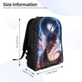 thumbnail image 4 of Easygdp Urban Style Colorful Dragon Mochila Versátil y Elegante: Comodidad, Almacenaje y Durabilidad para la Universidad, Trabajo, Viajes y Uso Diario, 4 of 8