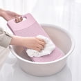 thumbnail image 4 of Portable Hand Washing Machine Plastic Manual Laundry Washer for Underwear Socks / Non Travel Clothes Cleaner with Soap Rack, A Flat Washboard, 4 of 9
