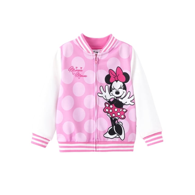 Chaqueta Disney Minnie Mouse Varsity Bomber para niñas de 8 a 9 años