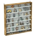thumbnail image 1 of HOMCOM 7-Storey Wall Shelf Display Cabinet, Shot Glass Display Case, 1 of 10