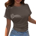 thumbnail image 2 of MAIHAN T Shirt Women Casual Summer Boho Tops Casual Basic Tee Shirts Summer T Shirt Beach Vacation Clothes for Casual 2026, 2 of 5