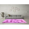 thumbnail image 3 of Ahgly Company Indoor Rectangle Abstract Pink Modern Area Rugs, 4' x 6', 3 of 4