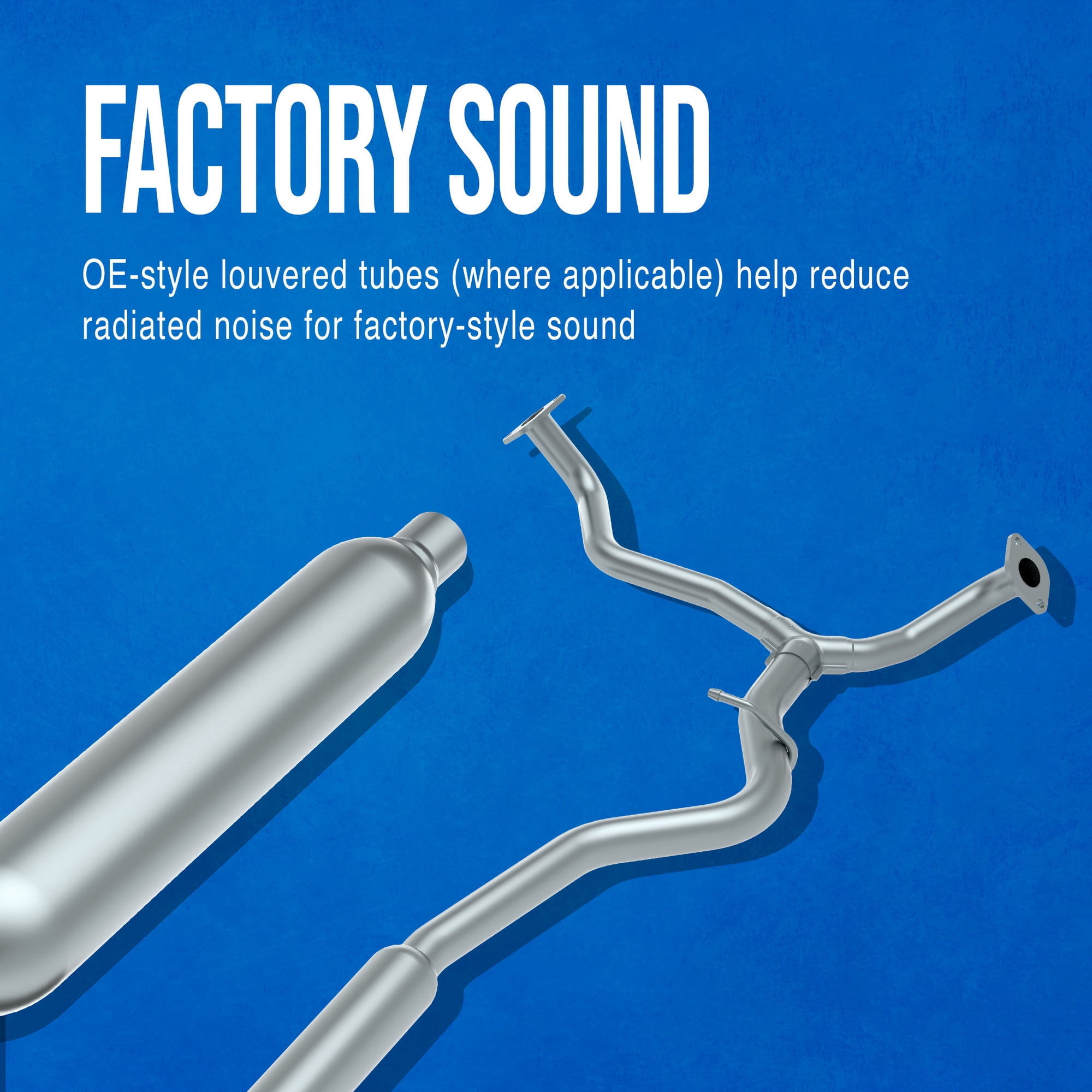 AP Exhaust Exhaust Pipe Fits select: 1997-2003 CHEVROLET MALIBU, 2004-2005 CHEVROLET CLASSIC