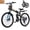 Black yellow, variant on FLYRUN 26" Electric Bike for Adults,Folding Ebike with Peak 750W Motor,48V 374.4Wh Removable Battery,LCD Display,Up to 20 MPH,UL2849