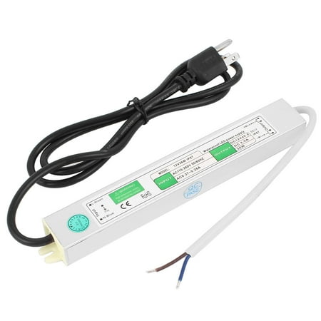 - AC110-260V to DC12V 36W US Plug Transformer Waterproof LED Driver Power Supply