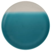 Mainstays 10.4-inch Eco-Friendly Bamboo Melamine Round Dinner Plate, Teal Dip