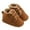 Brown, variant on Baby Camo Print Lined Winter Boots with Non- Soft Rubber Sole for Size:20