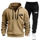 thumbnail image 2 of Ropa deportiva de moda 2024, pantalones y sudaderas con forro polar y cremallera, conjunto de dos tallas para hombre, sudadera con capucha, chándal, pieza con cremallera, sudadera con capucha S-3XL, 2 of 4