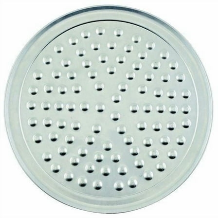 Winco APZN-6, Aluminum Wide Rim Pizza Tray with Nibs, 6"