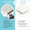 thumbnail image 2 of Bolsa con ruedas para silla de auto infantil J.L. Childress, negra, 2 of 8
