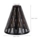 thumbnail image 2 of unbranded Pantalla De Metal Negro Con Hueco Retro Para Lámparas Colgantes En Y Comedor, 2 of 8