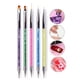 thumbnail image 4 of Pinceles para decoración de uñas, 5 pinceles para decoración de uñas con pincel delineador de uñas y rotuladores para puntear uñas para uso doméstico, 4 of 6