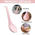 thumbnail image 3 of 12 PCS Soup Spoon, ECO Friendly Dinner Spoon,Made of PP, Easy Clean,Dishwasher Safepink, 3 of 5