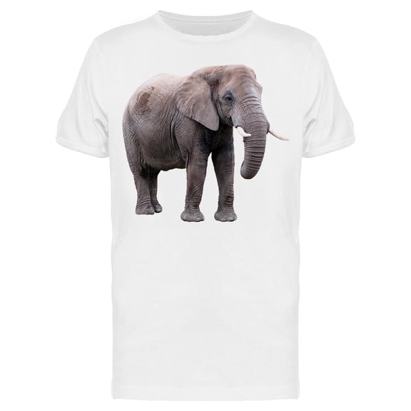 Front,side African Elephant Tee Men's -Image by Shutterstock