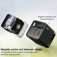 thumbnail image 5 of 3 in 1 Charger, 65 Watt 3 in 1 Charger, Scalable 65w Max Fast Charge Module with Type-C Cable and 2 USB Ports, 3-in-1 Charge Retractable All in One Charge for Phone, Laptops, Black, 5 of 9
