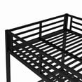 thumbnail image 6 of Metal Full over Full Bunk Bed for Teens and Adults,Space-Saving/Noise Reduced/No Box Spring Needed, Black, 6 of 15