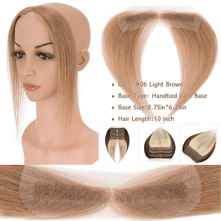 Benehair Handtied Lace Base Hairline Frontal Hairpiece 100  display picture 1