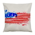 thumbnail image 2 of 4th of July Decorations Cushion Cover,Patriotic Throw Pillow Covers,Independence Day Flag Style Cushion Cover Home Themed Decorative Pillowcase for Sofa, 2 of 7