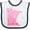 White/Navy, variant on Inktastic Minnesota Silhouette Mandala Boys or Girls Baby Bib