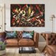 thumbnail image 3 of Pintura abstracta de Jackson Pollock (71) Impresiones de lienzo para pared Pósteres Regalos Foto Pintura Pósteres Decoración de habitación Decoración del hogar 16x24 pulgadas (40x60 cm), 3 of 6